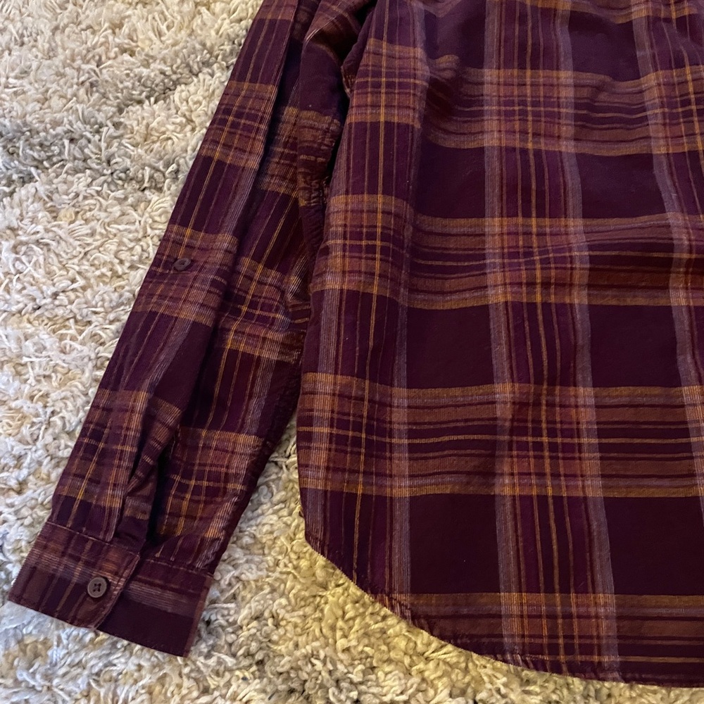 Columbia Burgundy and Orange Plaid Shirt size XL‎ - Picture 10 of 10